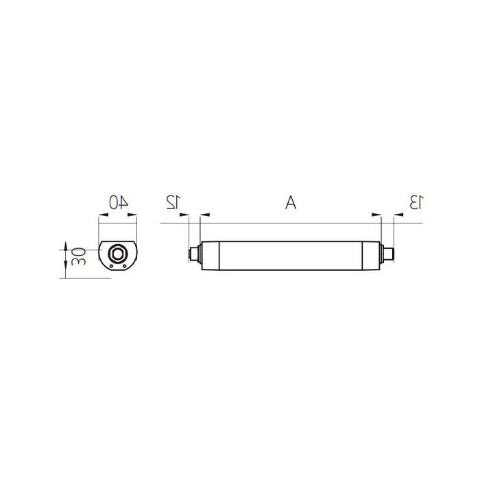 功率21.5W, size A= 715mm x 40mm, MLAL-57-SDN, A40121